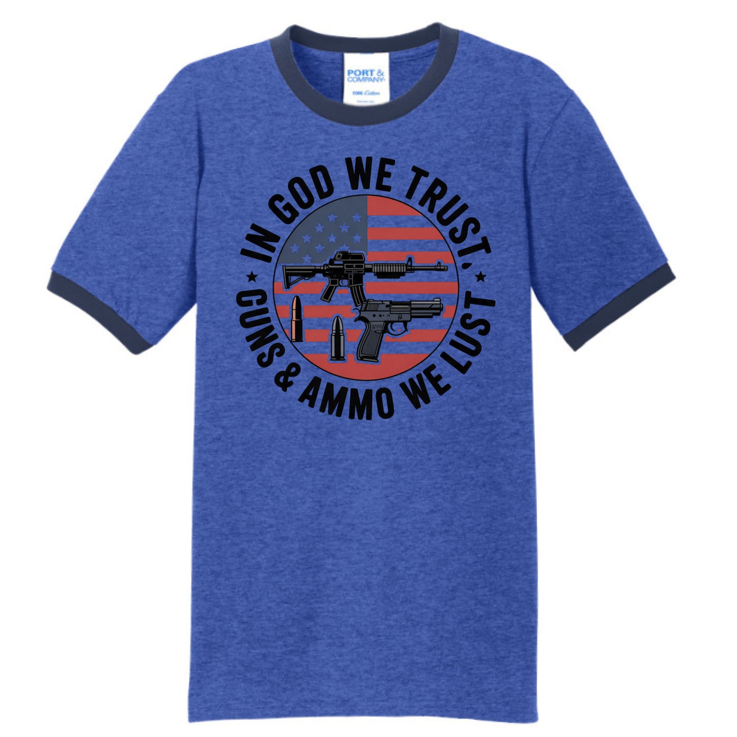 Heather Royal/ Navy - FRONT