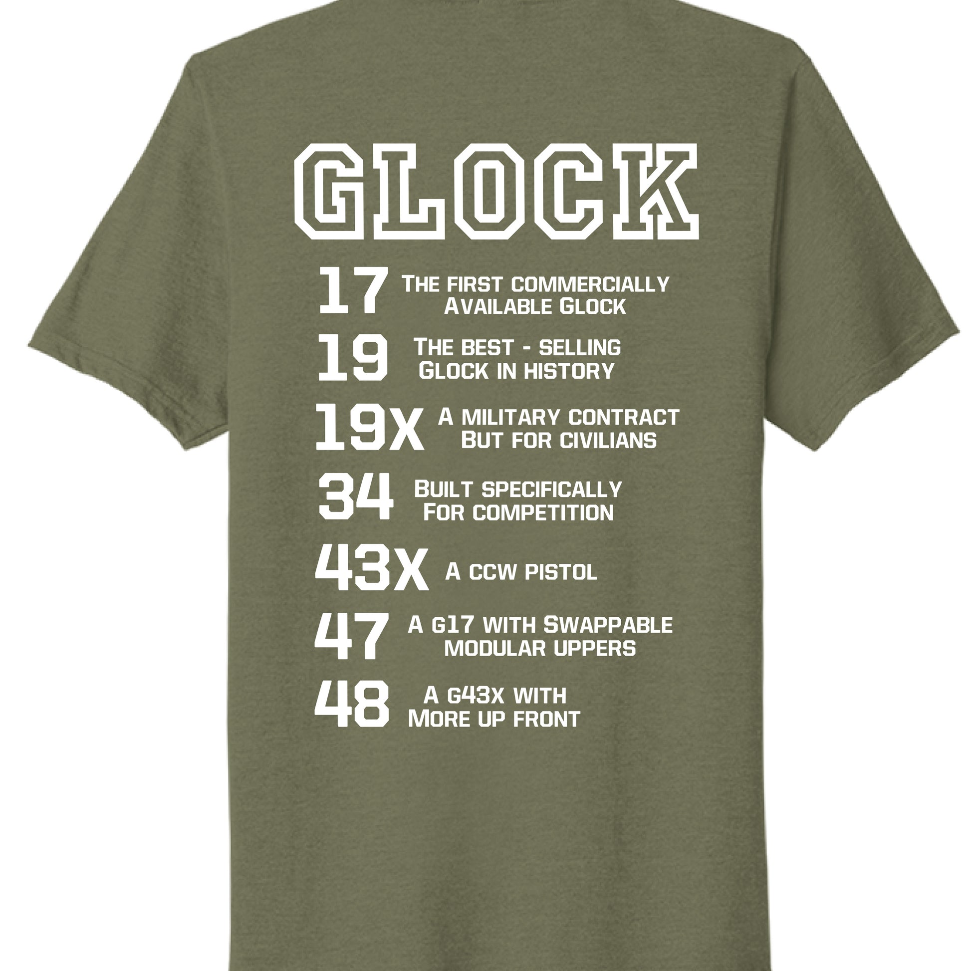 Military Green Heather - BACK
